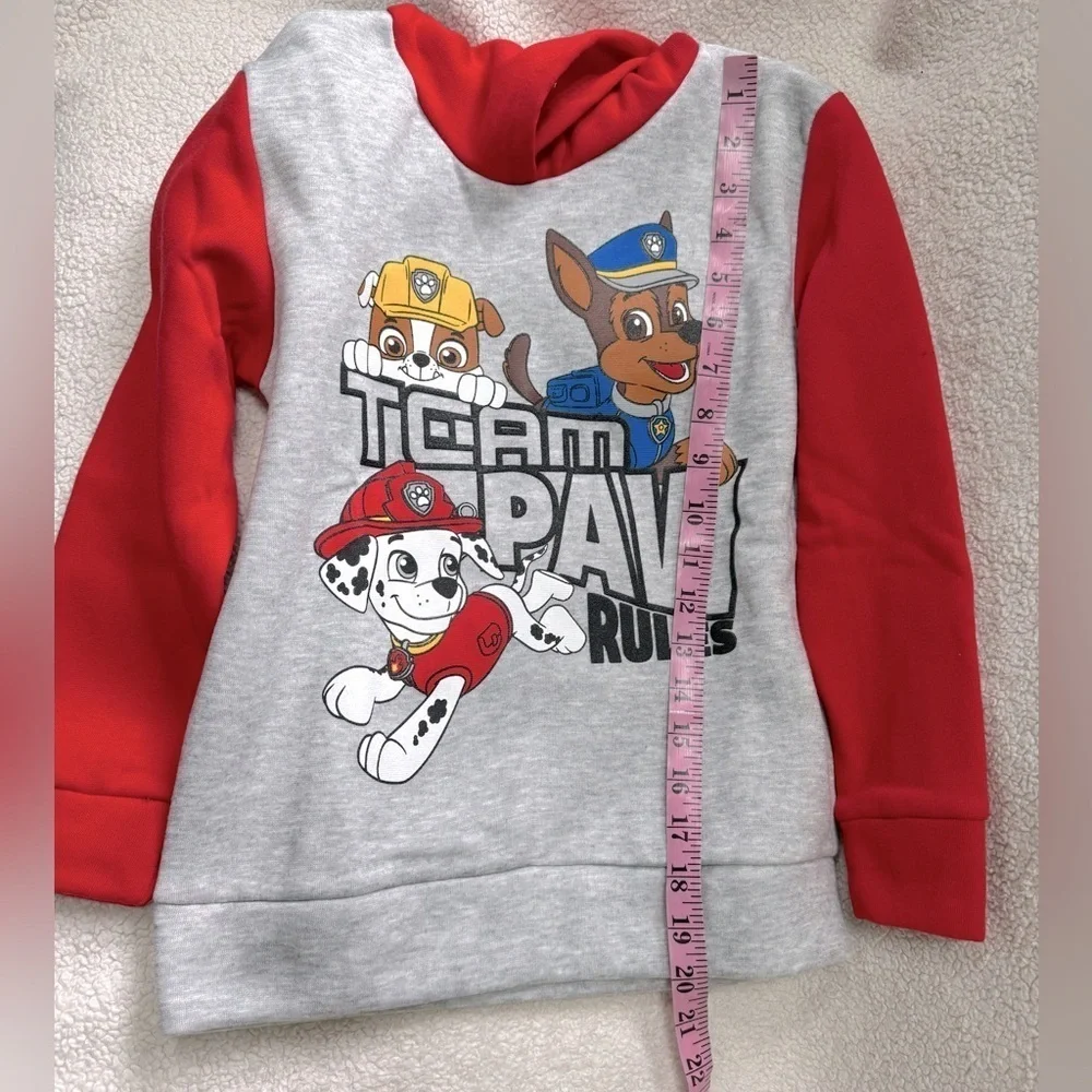 NWT Nickelodeon 10-12 unisex Paw Patrol fleece pullover hoodie & pants